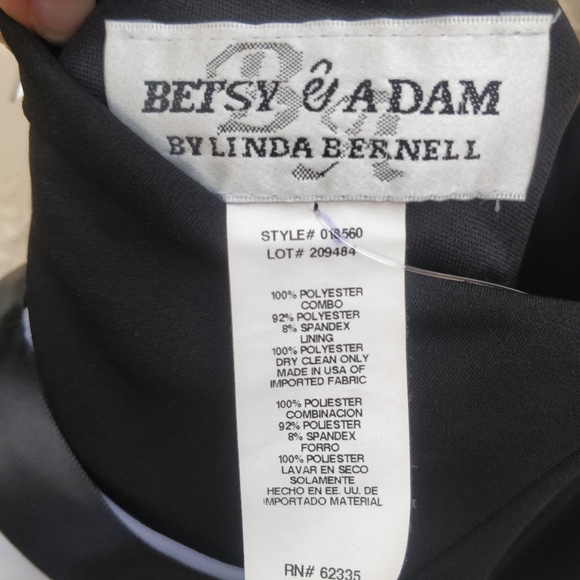 NWT Black & White halter ruffled bling event dress - Picture 5 of 9